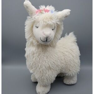 Llama Stuffed Animal Toy Anthropologie Plush Off White 14" Super Soft & Cozy